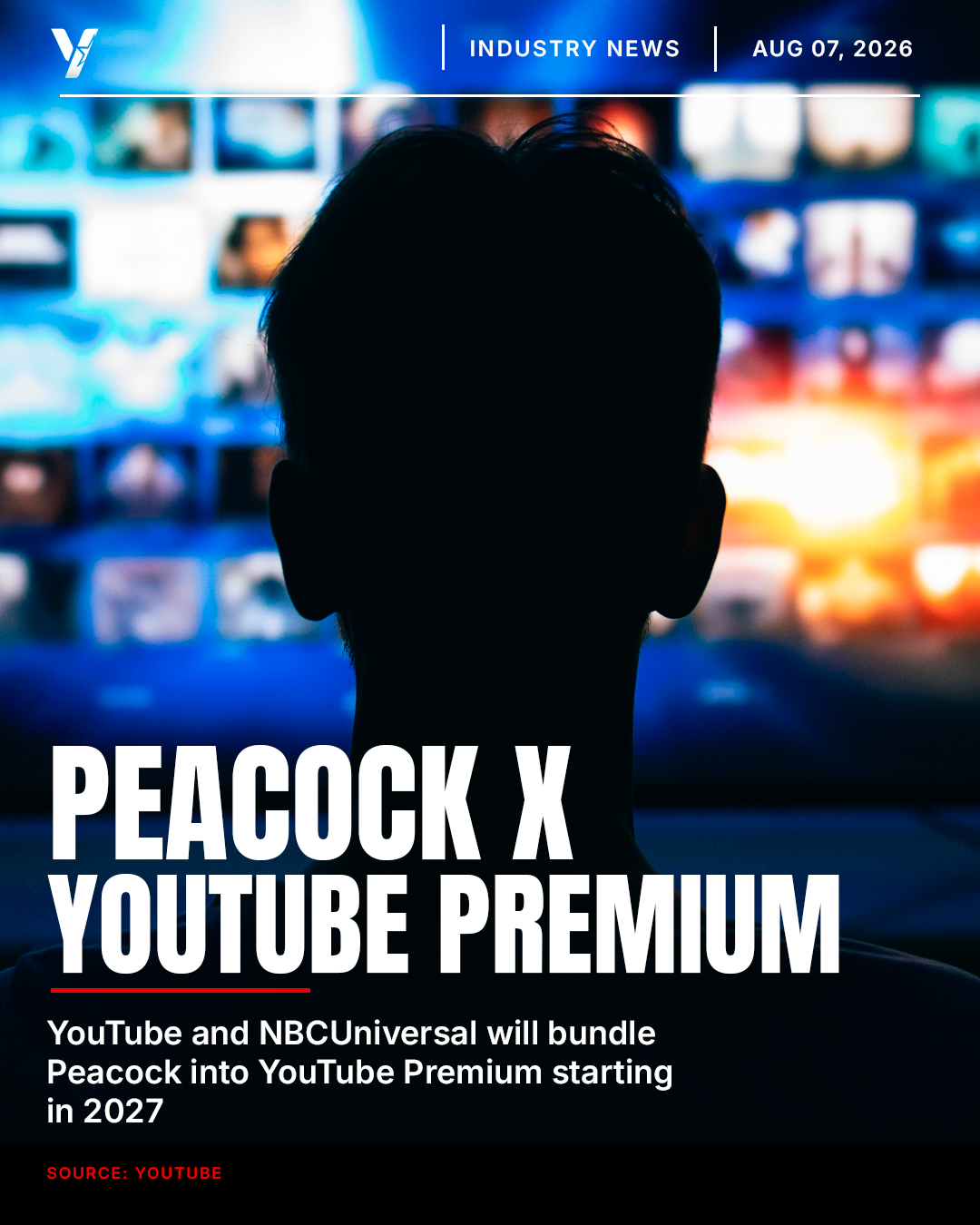 YouTube Premium Adds Peacock in Landmark NBCUniversal Deal