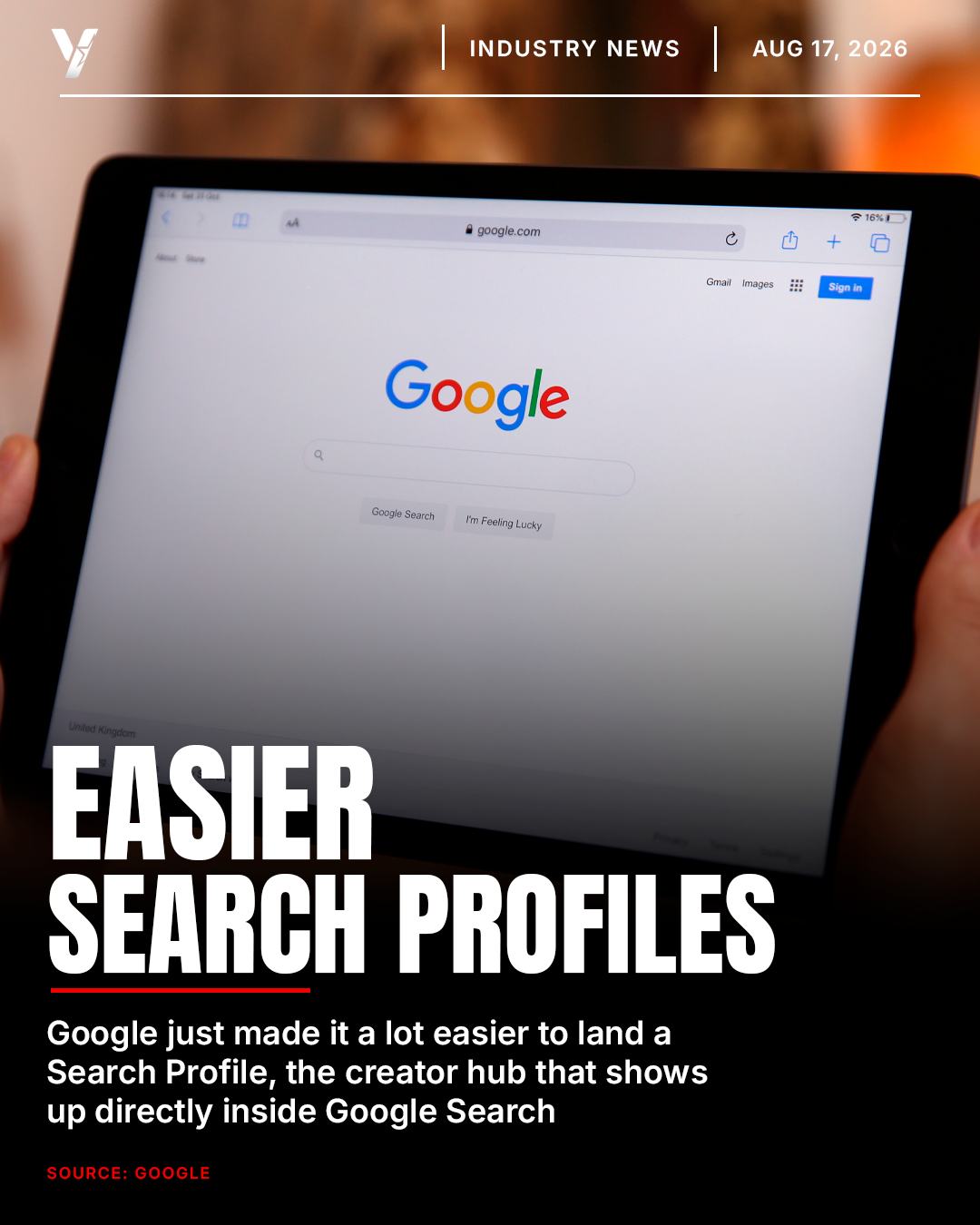 Google Lowers Search Profile Eligibility for Creators