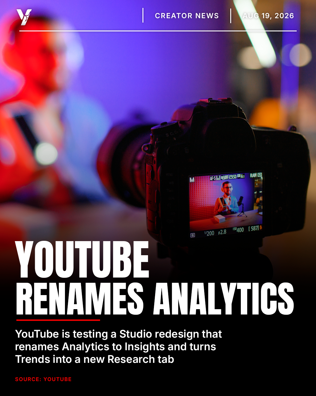 YouTube Renames Analytics to Insights, Adds AI Cards