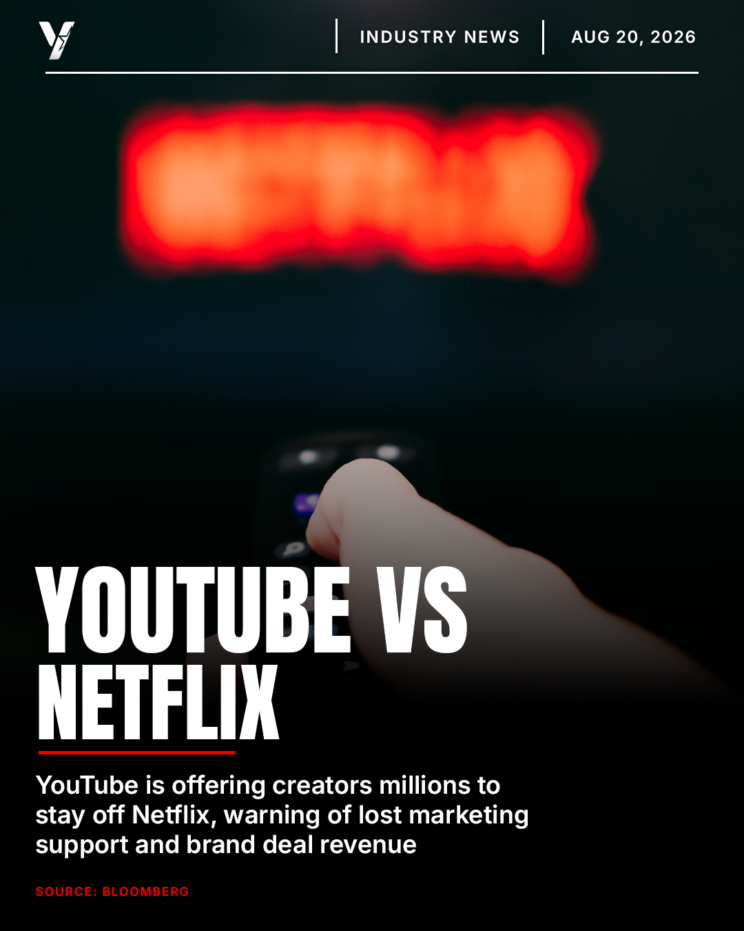 YouTube Offers Creators Millions to Stay Off Netflix