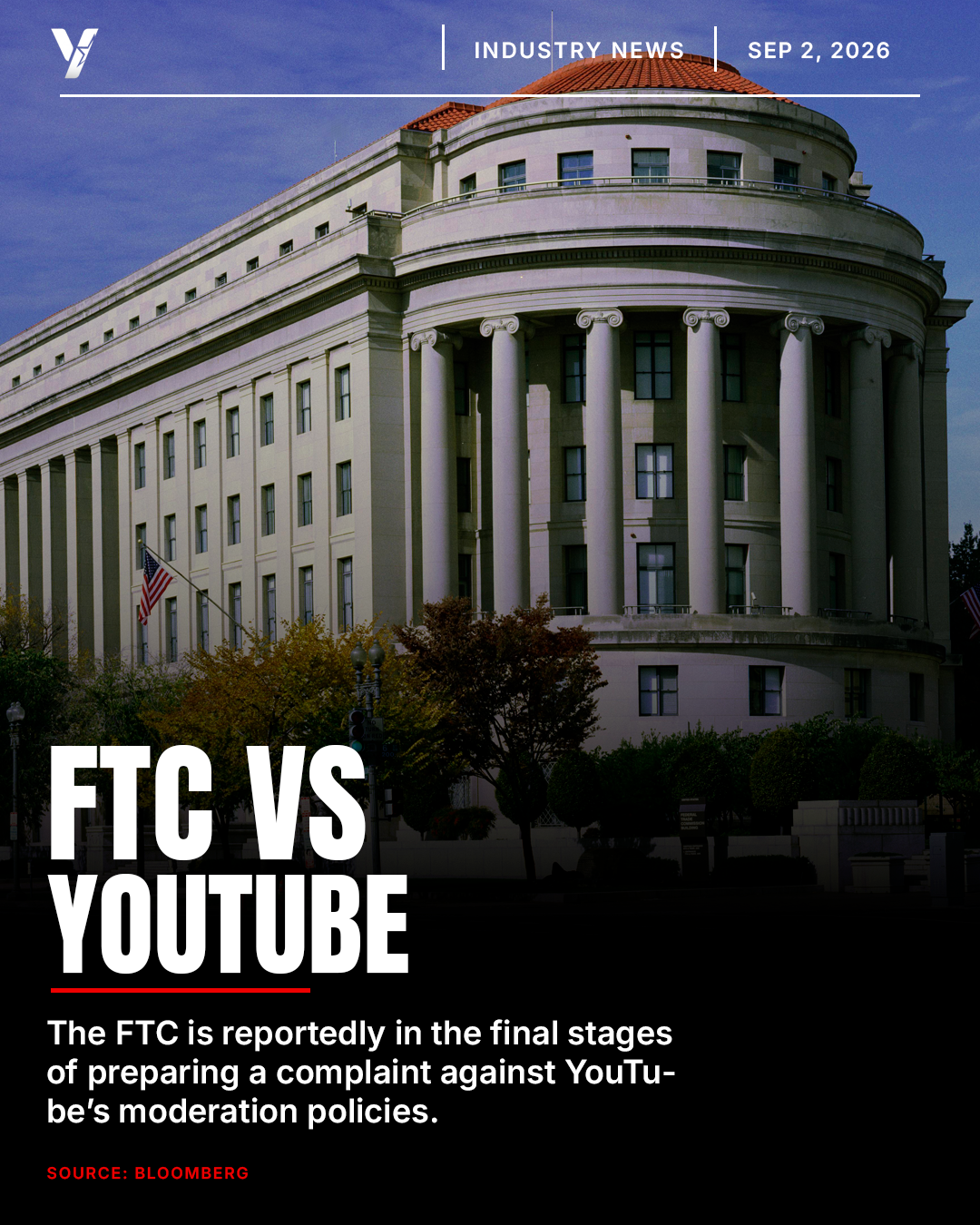 The FTC Is Reportedly Preparing a Complaint Over YouTube's Moderation Policies